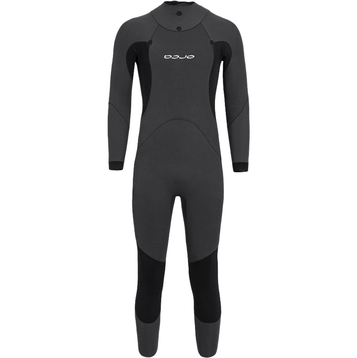 2024 Orca Mnner Zeal Hi-Vis Rckenreiverschluss Open Water Swim Neoprenanzug NN2Z - Black